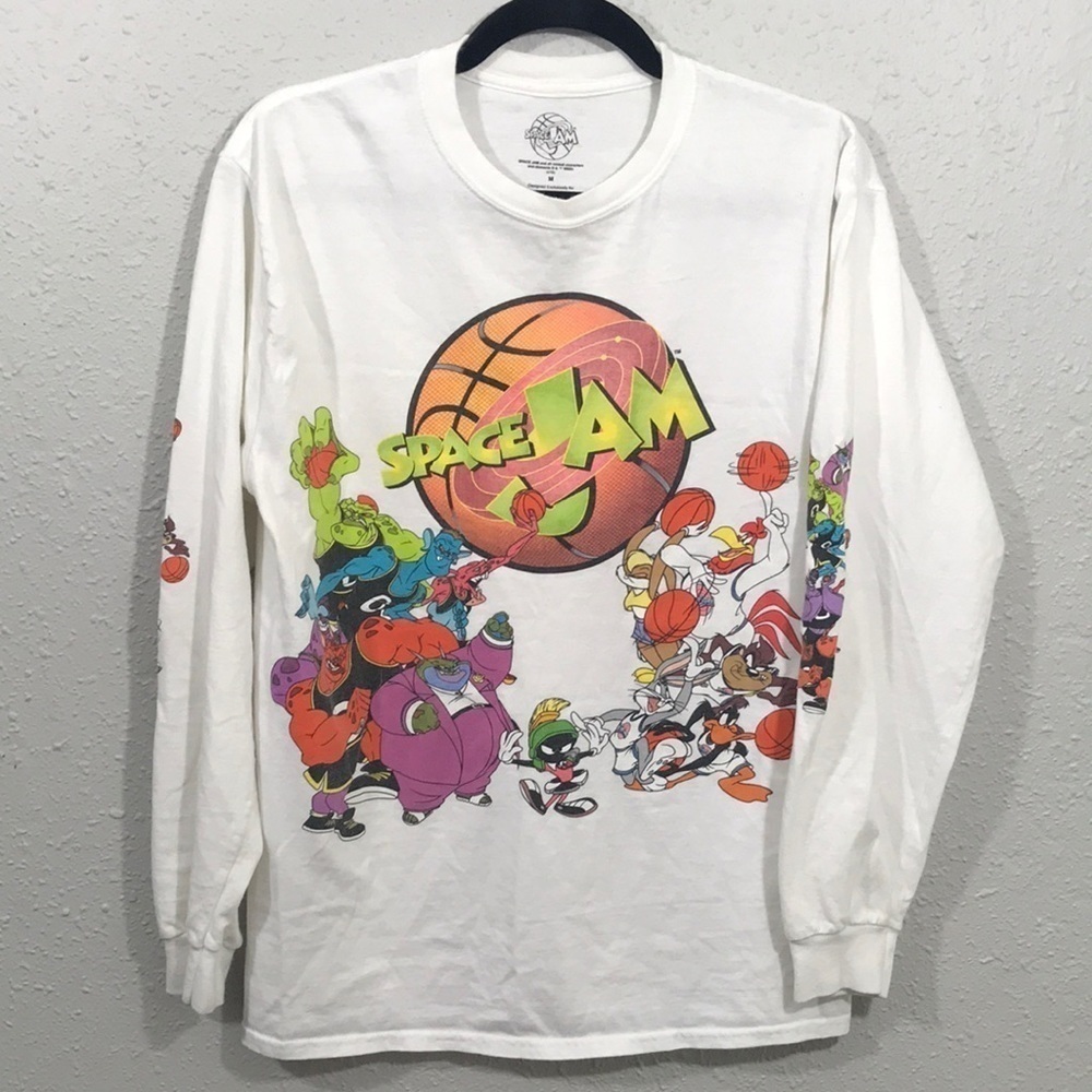 Space Jam Retro PACSUN Long‎ Sleeve Screen Tee